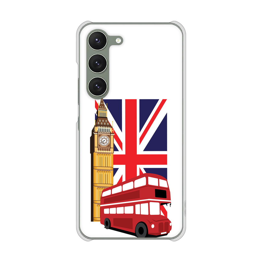 Galaxy S23 SCG19 au 高画質仕上げ 背面印刷 ハードケース イギリスの風景