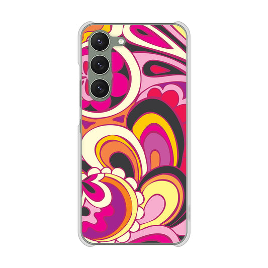Galaxy S23 SCG19 au 高画質仕上げ 背面印刷 ハードケース 【586 ブローアップカラー】