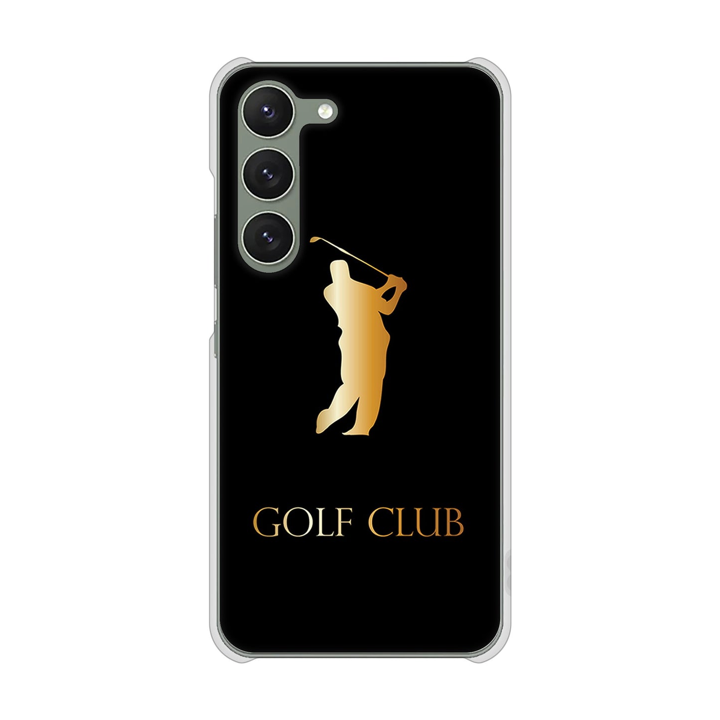 Galaxy S23 SCG19 au 高画質仕上げ 背面印刷 ハードケース 【610 GOLFCLUB】