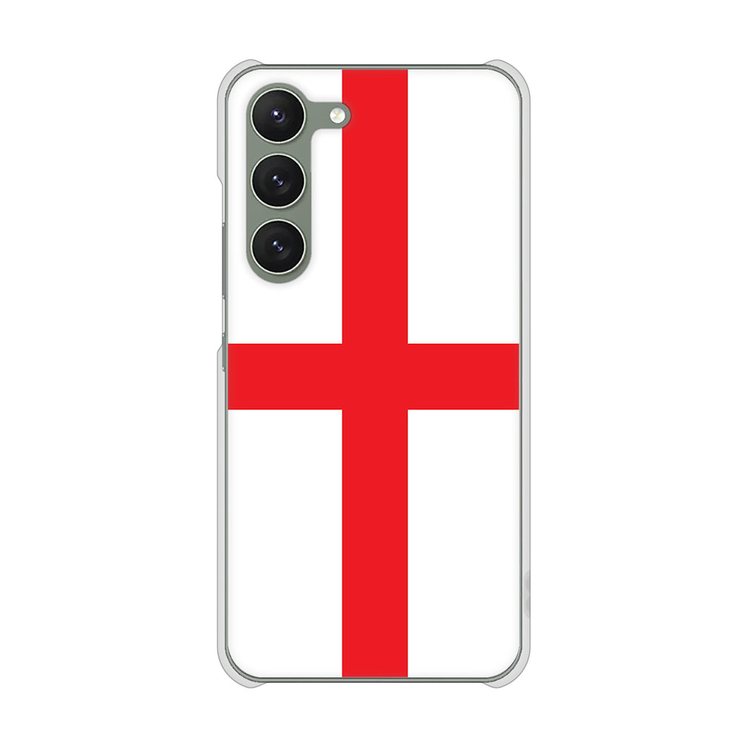 Galaxy S23 SCG19 au 高画質仕上げ 背面印刷 ハードケース 国旗