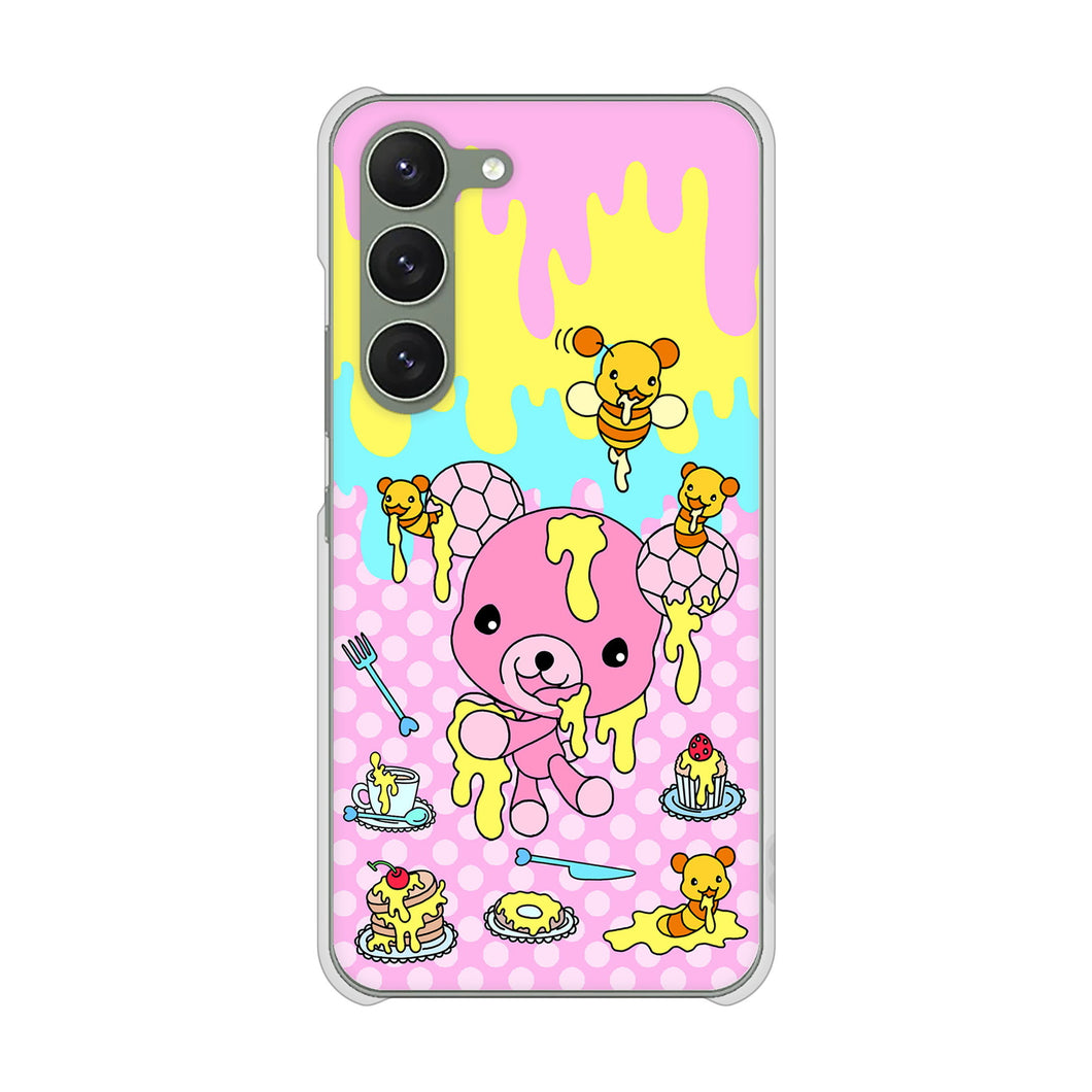 Galaxy S23 SCG19 au 高画質仕上げ 背面印刷 ハードケース むかいあぐる ハニベア