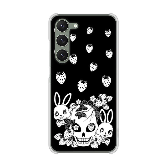 Galaxy S23 SCG19 au 高画質仕上げ 背面印刷 ハードケース むかいあぐる 苺兎