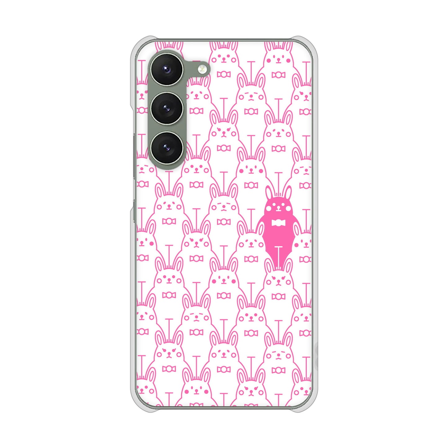 Galaxy S23 SCG19 au 高画質仕上げ 背面印刷 ハードケース パターンアニマル