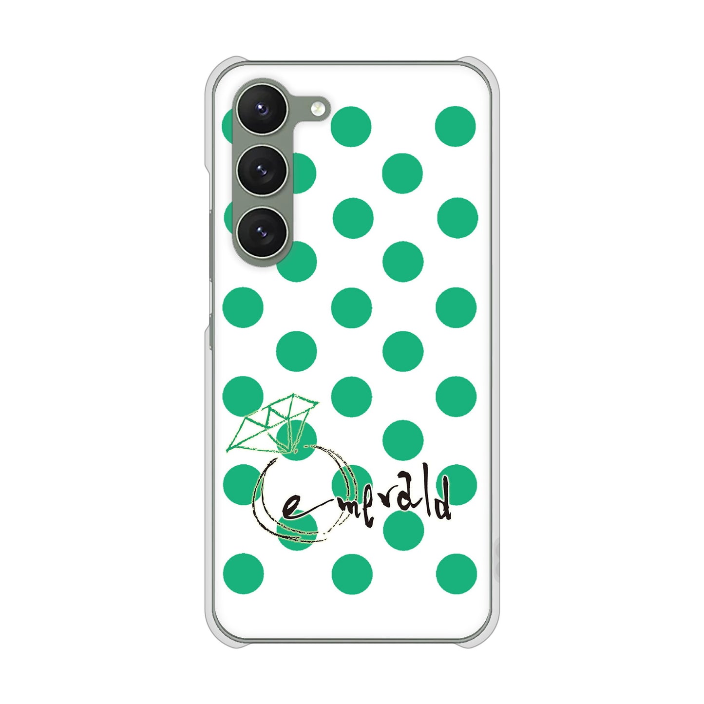 Galaxy S23 SCG19 au 高画質仕上げ 背面印刷 ハードケース 大野詠舟 誕生石