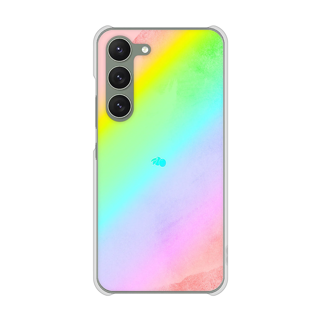 Galaxy S23 SCG19 au 高画質仕上げ 背面印刷 ハードケース パステルアート