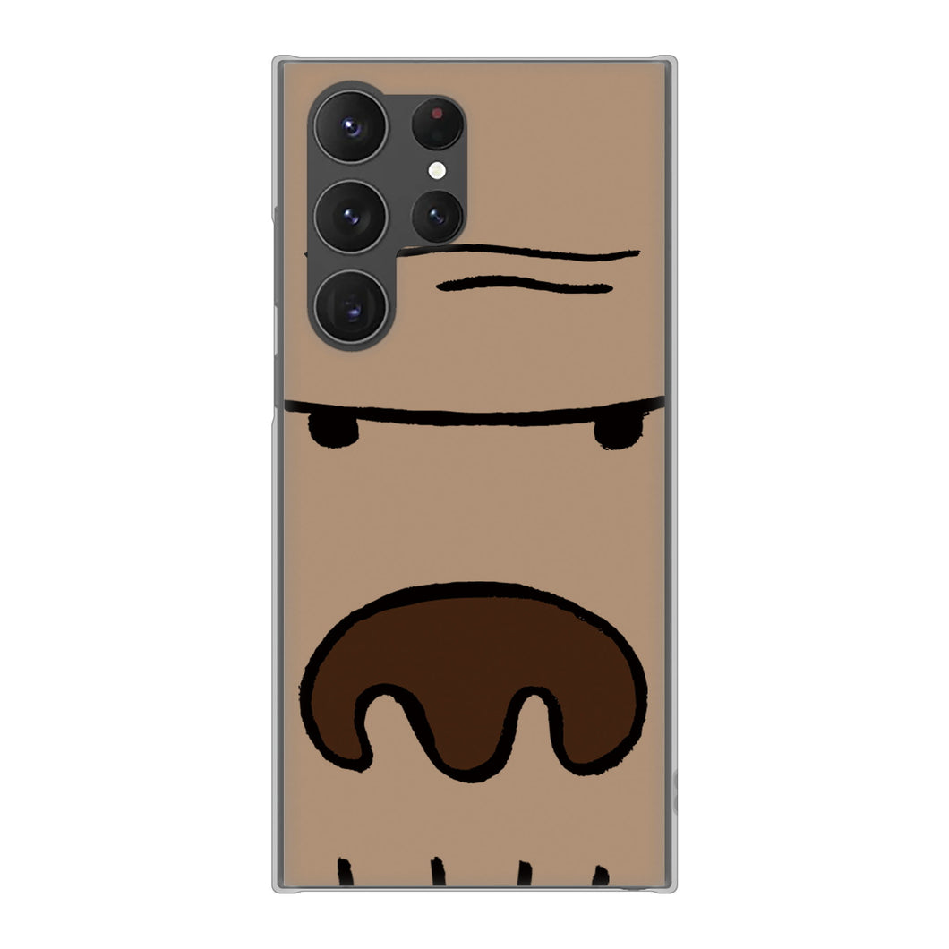 Galaxy S23 Ultra SCG20 au 高画質仕上げ 背面印刷 ハードケース ドアップアニマル