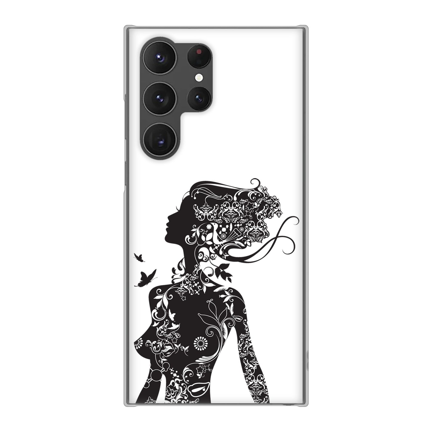 Galaxy S23 Ultra SCG20 au 高画質仕上げ 背面印刷 ハードケース 【384 ボディアート】