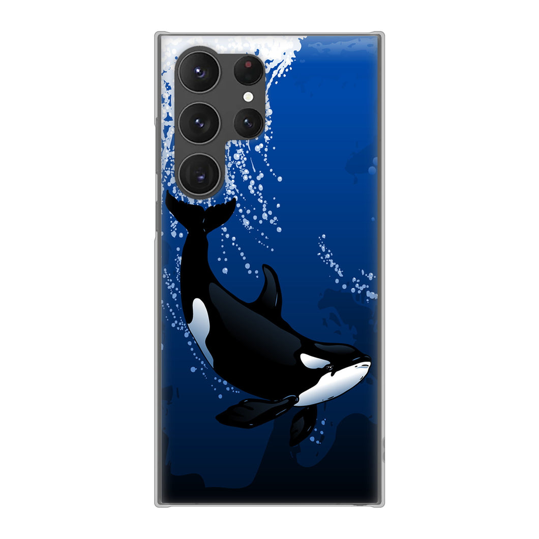 Galaxy S23 Ultra SCG20 au 高画質仕上げ 背面印刷 ハードケース 海の守り神