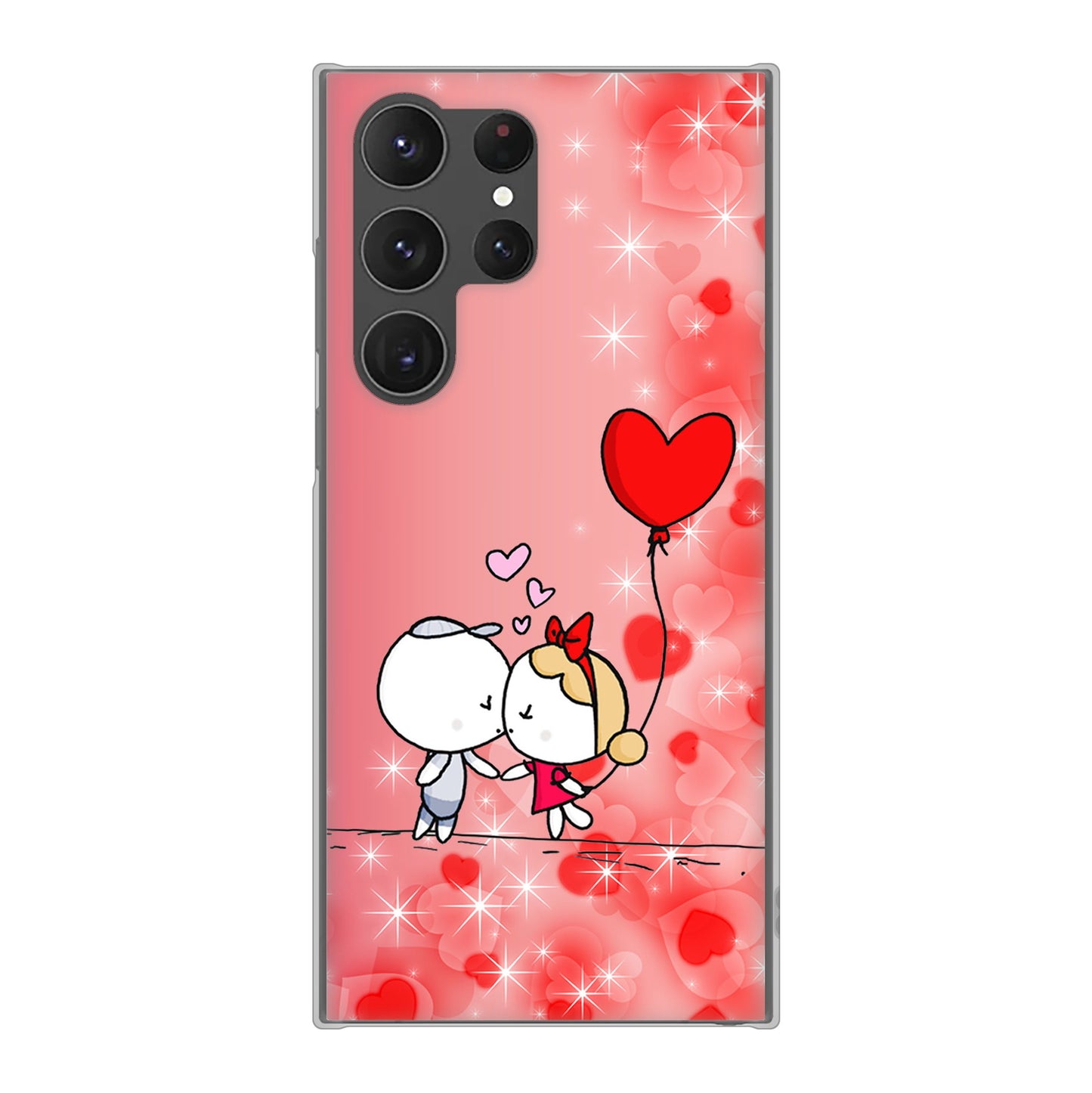 Galaxy S23 Ultra SCG20 au 高画質仕上げ 背面印刷 ハードケース カップル
