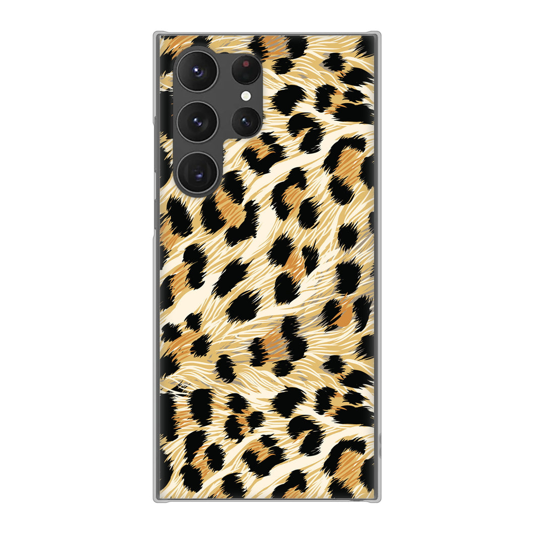 Galaxy S23 Ultra SCG20 au 高画質仕上げ 背面印刷 ハードケース アニマル柄