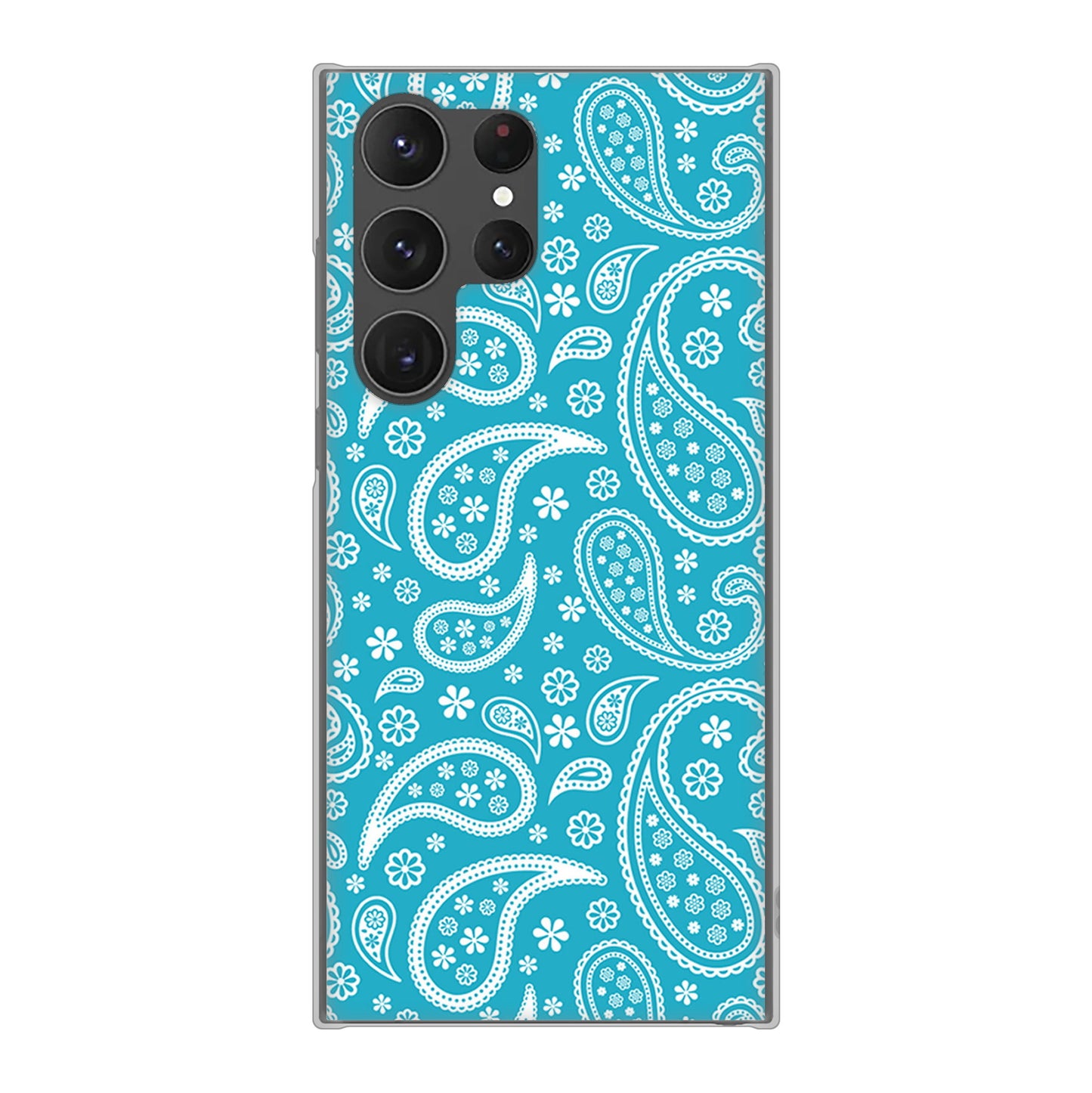 Galaxy S23 Ultra SCG20 au 高画質仕上げ 背面印刷 ハードケース ペイズリー