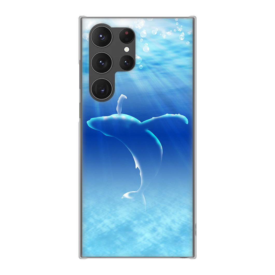 Galaxy S23 Ultra SCG20 au 高画質仕上げ 背面印刷 ハードケース 海の守り神