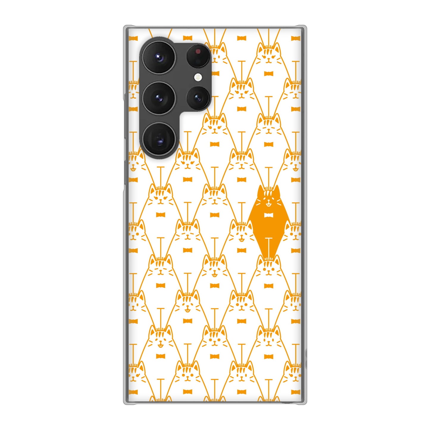 Galaxy S23 Ultra SCG20 au 高画質仕上げ 背面印刷 ハードケース パターンアニマル