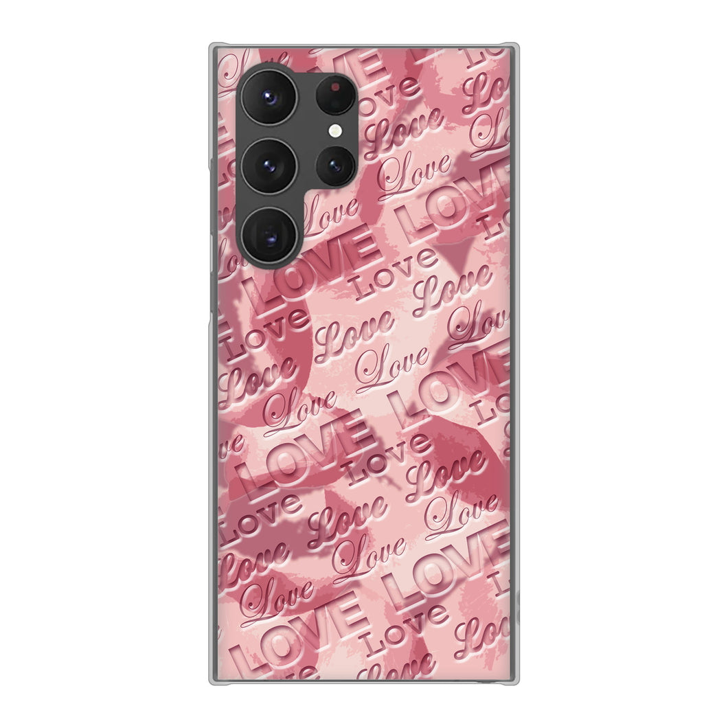 Galaxy S23 Ultra SCG20 au 高画質仕上げ 背面印刷 ハードケース フラワーヴェルニ