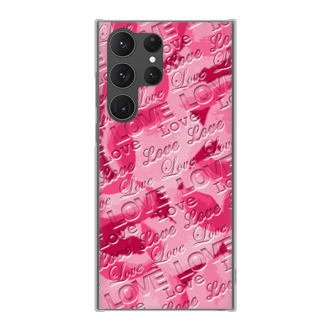 Galaxy S23 Ultra SCG20 au 高画質仕上げ 背面印刷 ハードケース フラワーヴェルニ