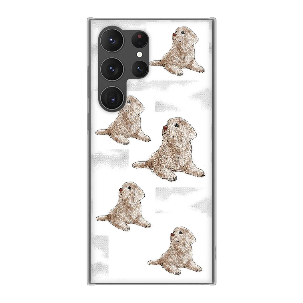 Galaxy S23 Ultra SCG20 au 高画質仕上げ 背面印刷 ハードケース ラブラドールレトリバー
