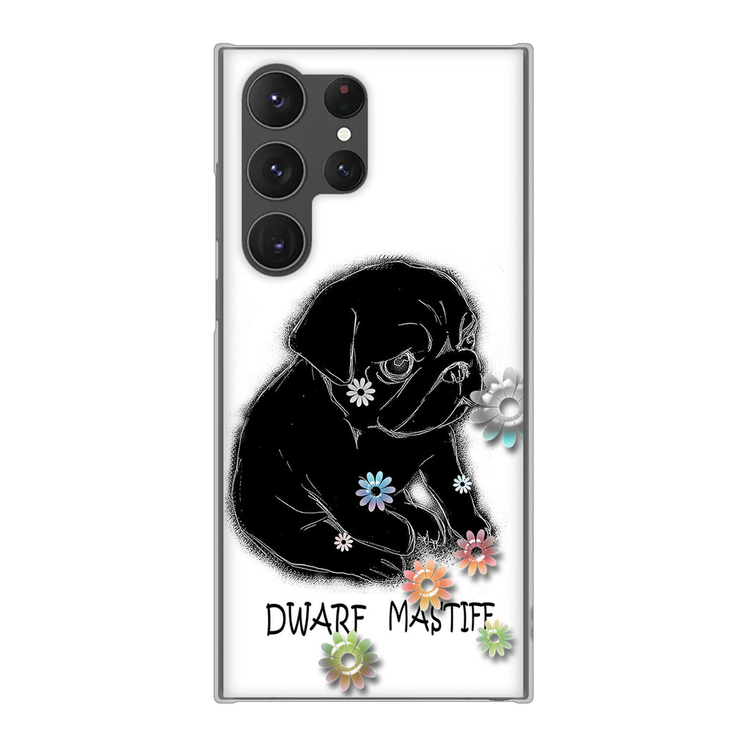 Galaxy S23 Ultra SCG20 au 高画質仕上げ 背面印刷 ハードケース パグ