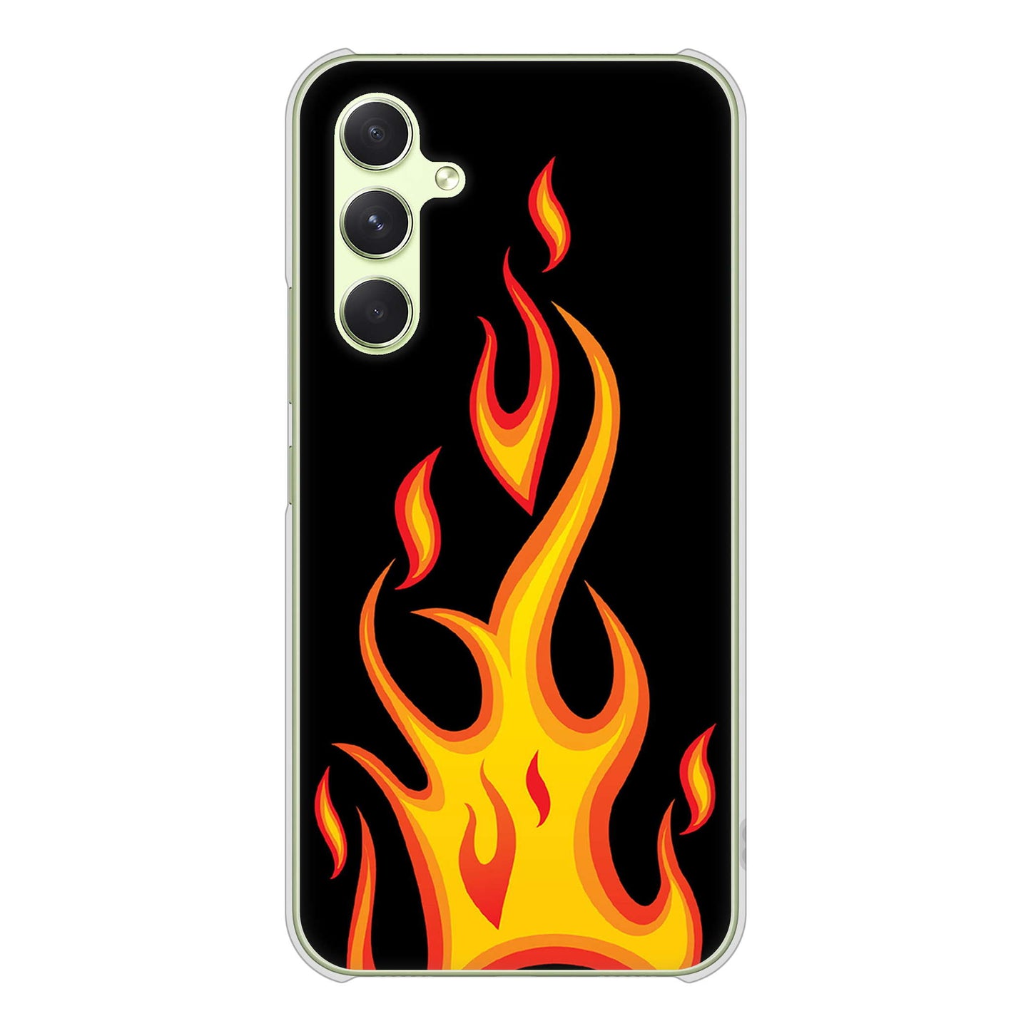 Galaxy A54 5G SCG21 au 高画質仕上げ 背面印刷 ハードケース 【010 ファイヤー】