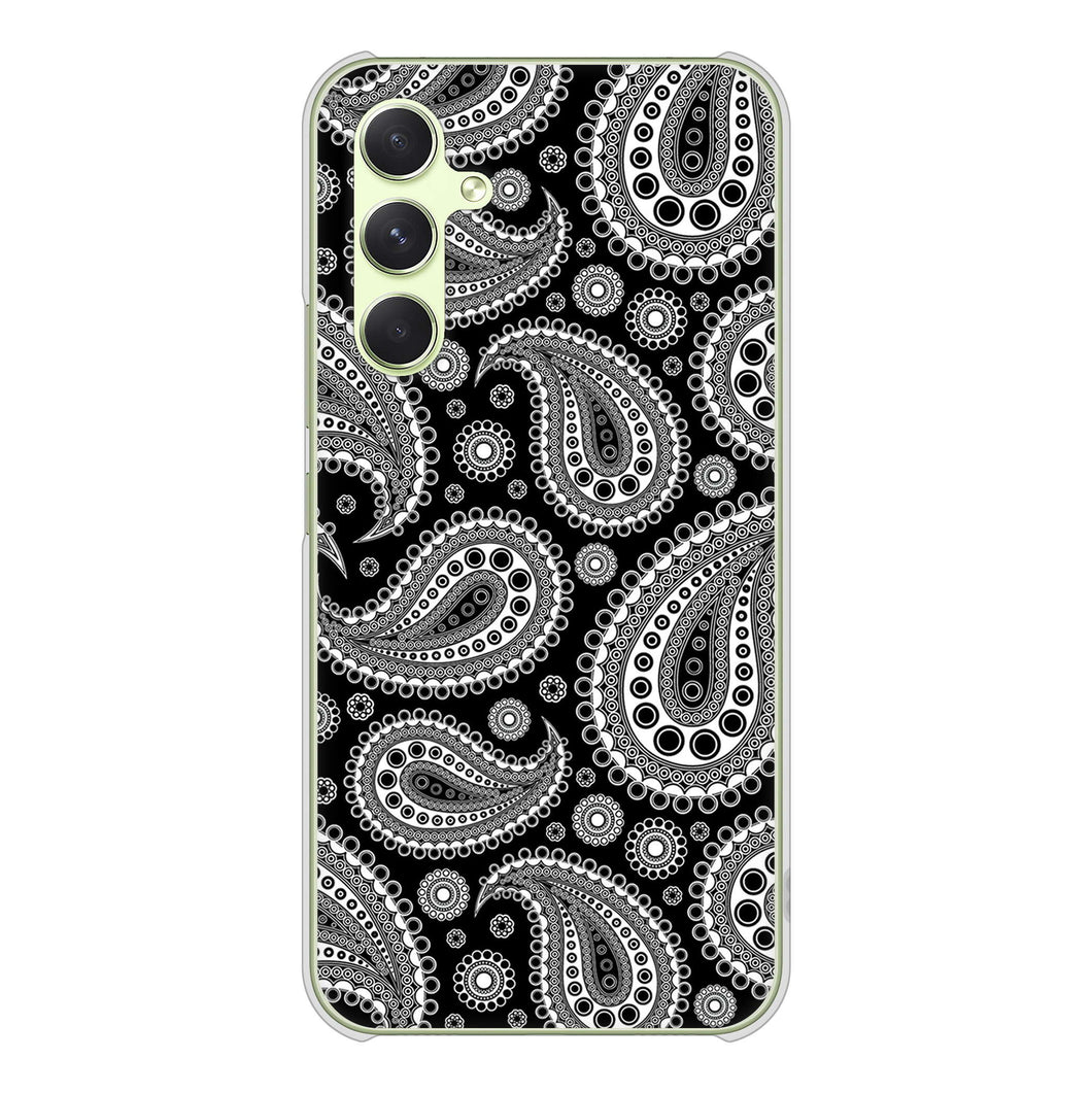 Galaxy A54 5G SCG21 au 高画質仕上げ 背面印刷 ハードケースペイズリー