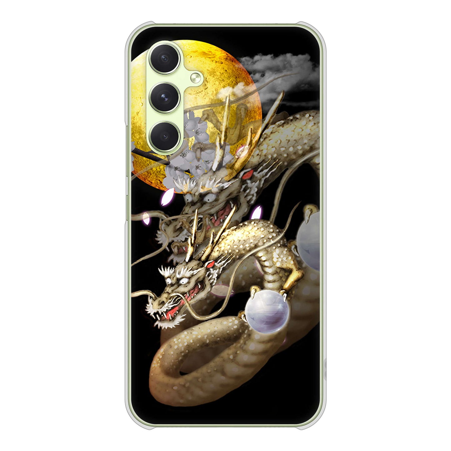 Galaxy A54 5G SCG21 au 高画質仕上げ 背面印刷 ハードケース龍