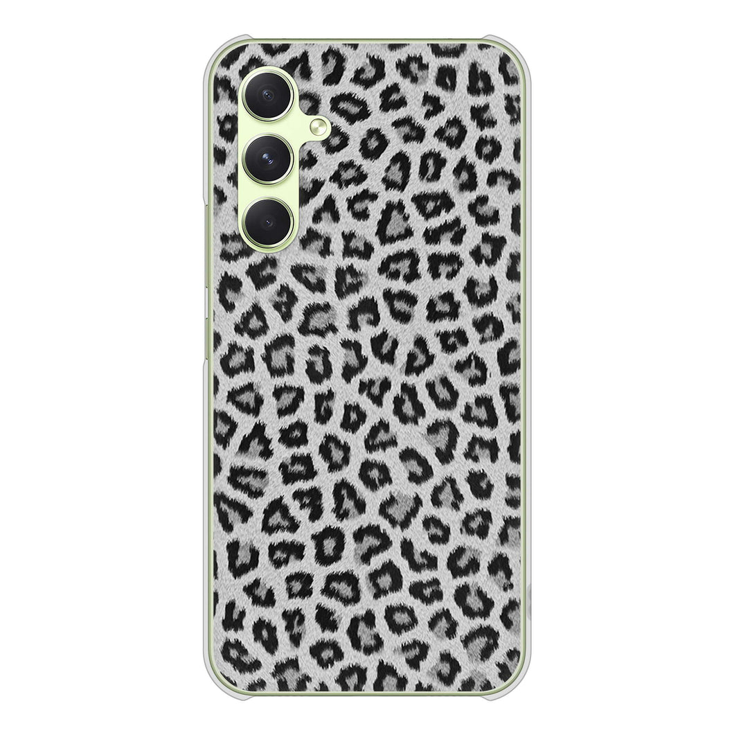Galaxy A54 5G SCG21 au 高画質仕上げ 背面印刷 ハードケースヒョウ柄ベーシックS