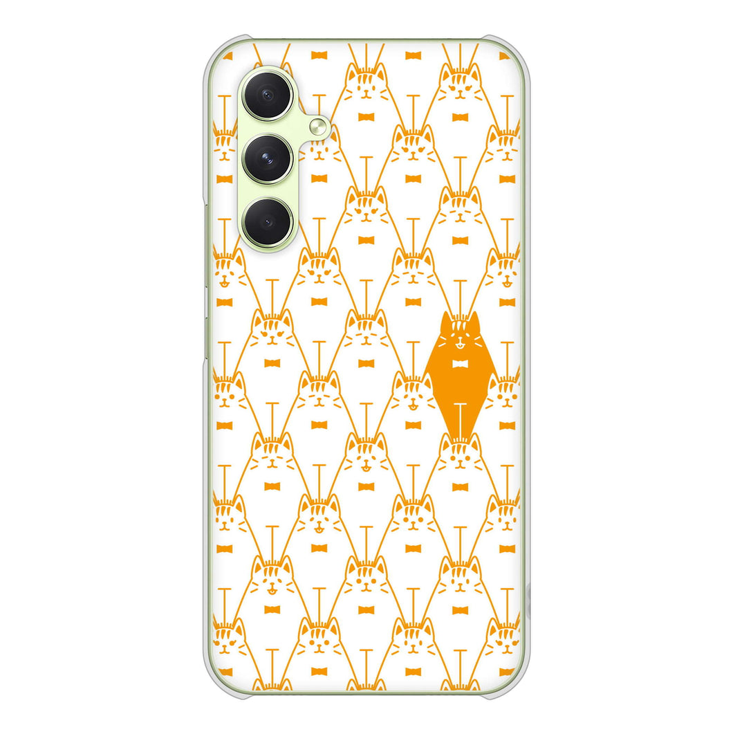Galaxy A54 5G SCG21 au 高画質仕上げ 背面印刷 ハードケースパターンアニマル