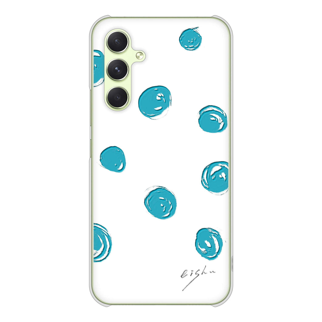 Galaxy A54 5G SCG21 au 高画質仕上げ 背面印刷 ハードケース大野詠舟 手描きシンプル