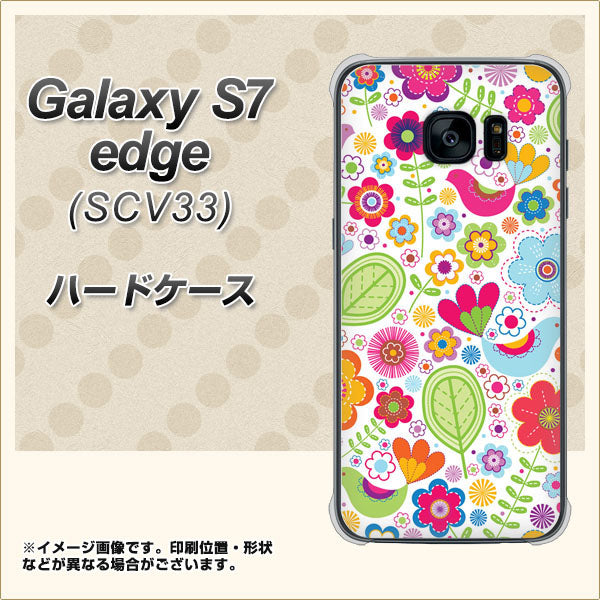 au ギャラクシーS7エッジ SCV33 高画質仕上げ 背面印刷 ハードケース【477 幸せな絵】