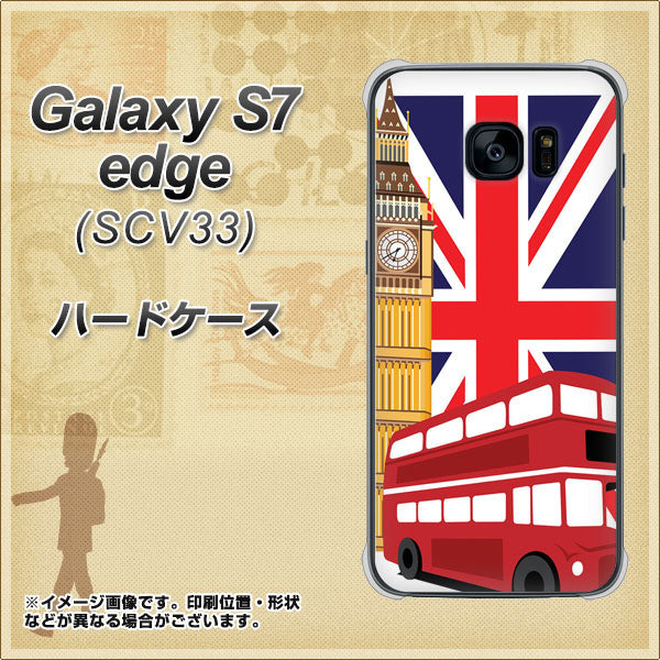 au ギャラクシーS7エッジ SCV33 高画質仕上げ 背面印刷 ハードケース【573 イギリス】