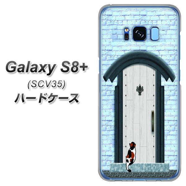 au ギャラクシー S8 プラス SCV35 高画質仕上げ 背面印刷 ハードケース【YA951 石ドア01】