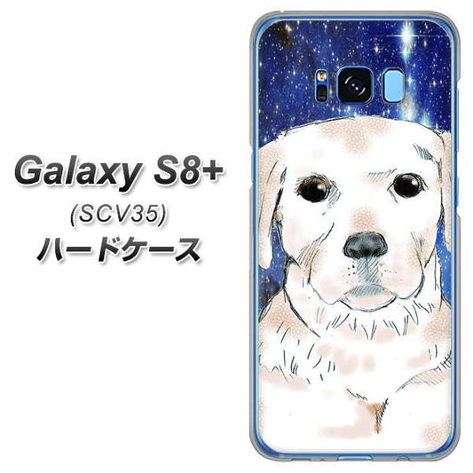au ギャラクシー S8 プラス SCV35 高画質仕上げ 背面印刷 ハードケース【YD820 ラブラドールレトリバー01】