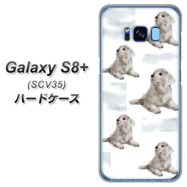 au ギャラクシー S8 プラス SCV35 高画質仕上げ 背面印刷 ハードケース【YD823 ラブラドールレトリバー04】