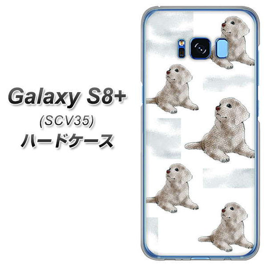 au ギャラクシー S8 プラス SCV35 高画質仕上げ 背面印刷 ハードケース【YD823 ラブラドールレトリバー04】