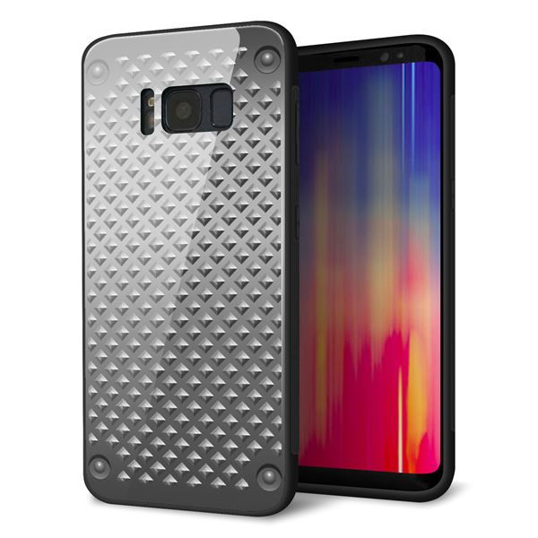 au ギャラクシー S8 SCV36 強化ガラス&TPUスマホケース ガラプリ【570 スタックボード】