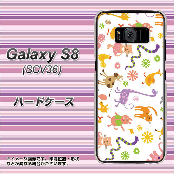 au ギャラクシー S8 SCV36 高画質仕上げ 背面印刷 ハードケース【134 Harry up!】