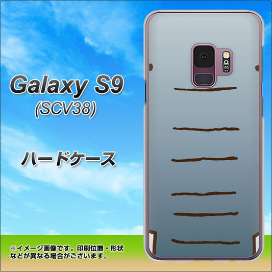 au ギャラクシー S9 SCV38 高画質仕上げ 背面印刷 ハードケース【345 ぞう】
