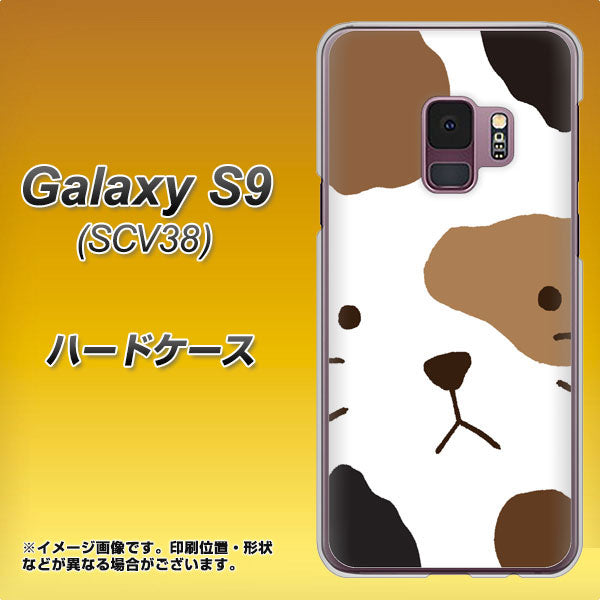 au ギャラクシー S9 SCV38 高画質仕上げ 背面印刷 ハードケース【IA801 みけ】