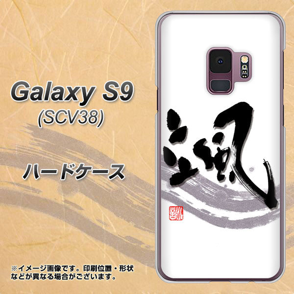 au ギャラクシー S9 SCV38 高画質仕上げ 背面印刷 ハードケース【OE827 颯】