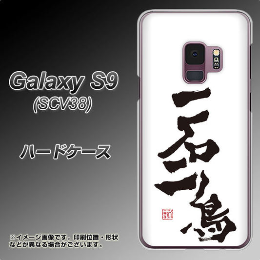 au ギャラクシー S9 SCV38 高画質仕上げ 背面印刷 ハードケース【OE844 一石二鳥】