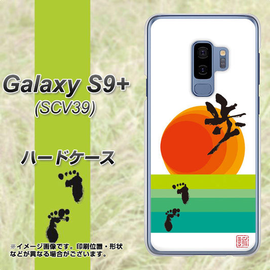 au ギャラクシー S9+ SCV39 高画質仕上げ 背面印刷 ハードケース【OE809 歩ム】
