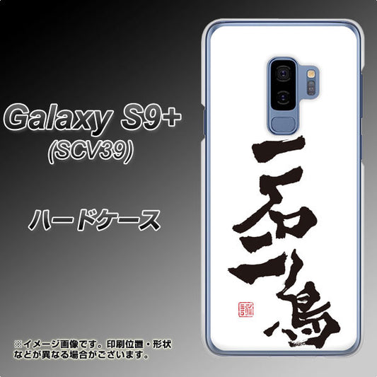 au ギャラクシー S9+ SCV39 高画質仕上げ 背面印刷 ハードケース【OE844 一石二鳥】
