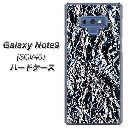 au ギャラクシー ノート9 SCV40 高画質仕上げ 背面印刷 ハードケース【EK835 スタイリッシュアルミシルバー】