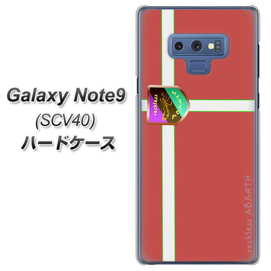 au ギャラクシー ノート9 SCV40 高画質仕上げ 背面印刷 ハードケース【YC934 アバルト05】