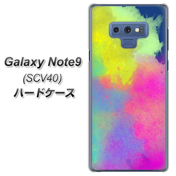 au ギャラクシー ノート9 SCV40 高画質仕上げ 背面印刷 ハードケース【YJ294 デザイン色彩】