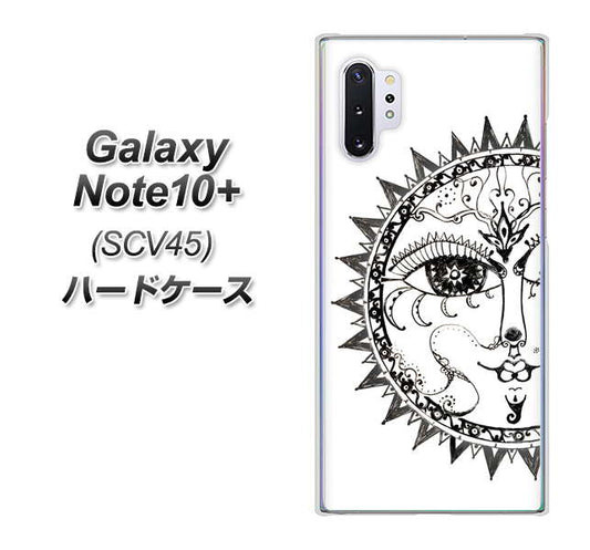 au ギャラクシー ノート10+ SCV45 高画質仕上げ 背面印刷 ハードケース【207 太陽神】