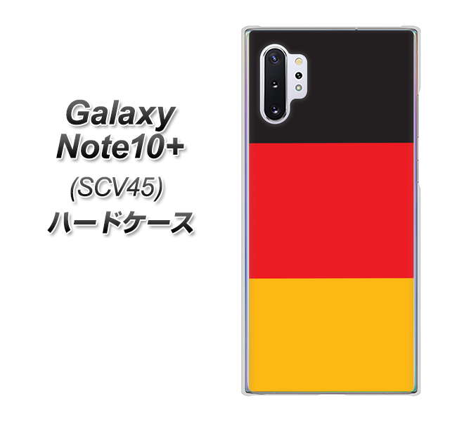 au ギャラクシー ノート10+ SCV45 高画質仕上げ 背面印刷 ハードケース【675 ドイツ】