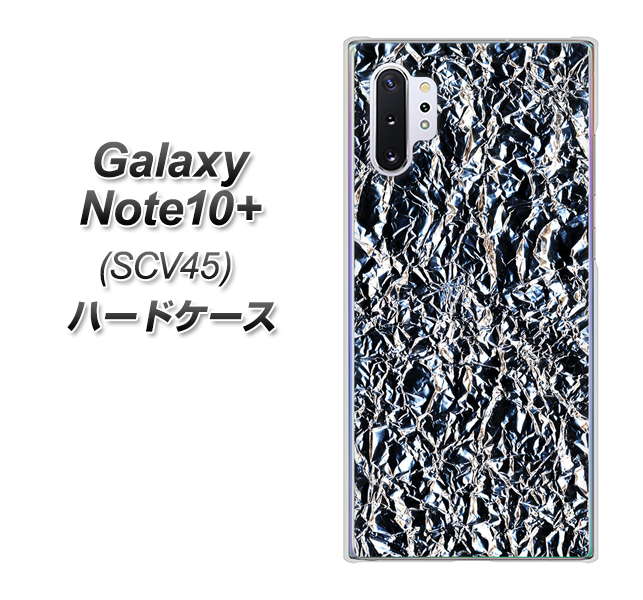 au ギャラクシー ノート10+ SCV45 高画質仕上げ 背面印刷 ハードケース【EK835 スタイリッシュアルミシルバー】