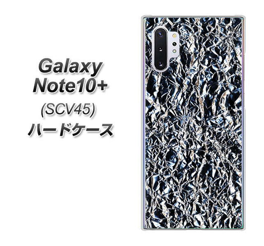 au ギャラクシー ノート10+ SCV45 高画質仕上げ 背面印刷 ハードケース【EK835 スタイリッシュアルミシルバー】
