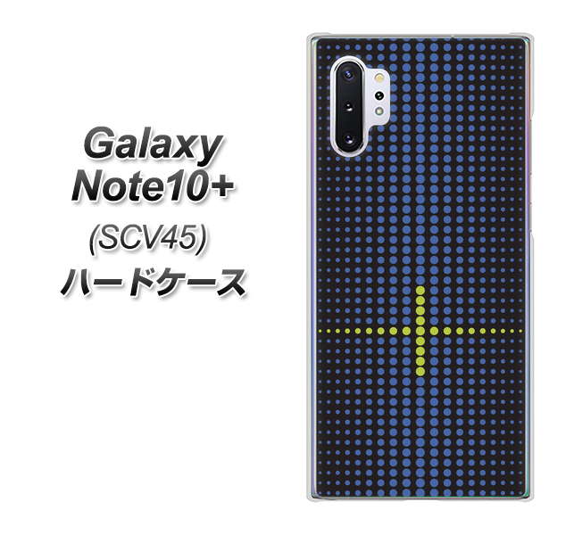 au ギャラクシー ノート10+ SCV45 高画質仕上げ 背面印刷 ハードケース【IB907 グラデーションドット】