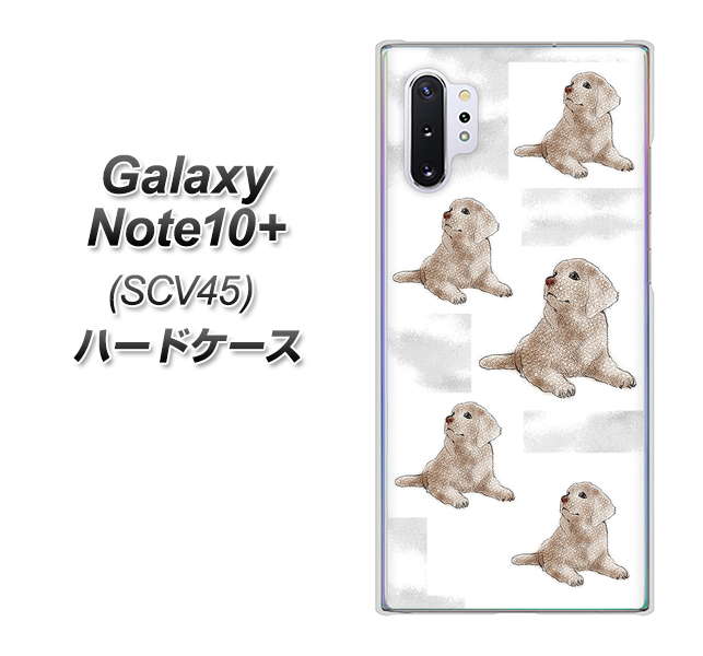 au ギャラクシー ノート10+ SCV45 高画質仕上げ 背面印刷 ハードケース【YD823 ラブラドールレトリバー04】